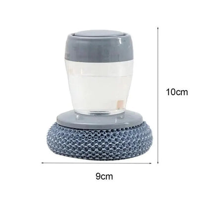 Portable Kitchen Soap Dispensing Dishwashing Tool Easy Use