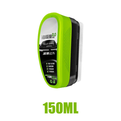 150ml Car Glass Oil Film Remover Window Windshield Polishing Sponge Brush Clear Vision Hydrophobic Water Spots Cleaning Tools